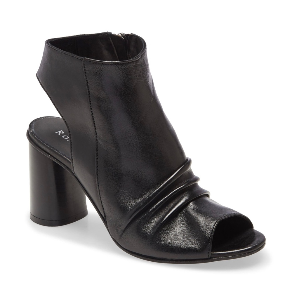 Ron White Savita Peep Toe Sandal in Black